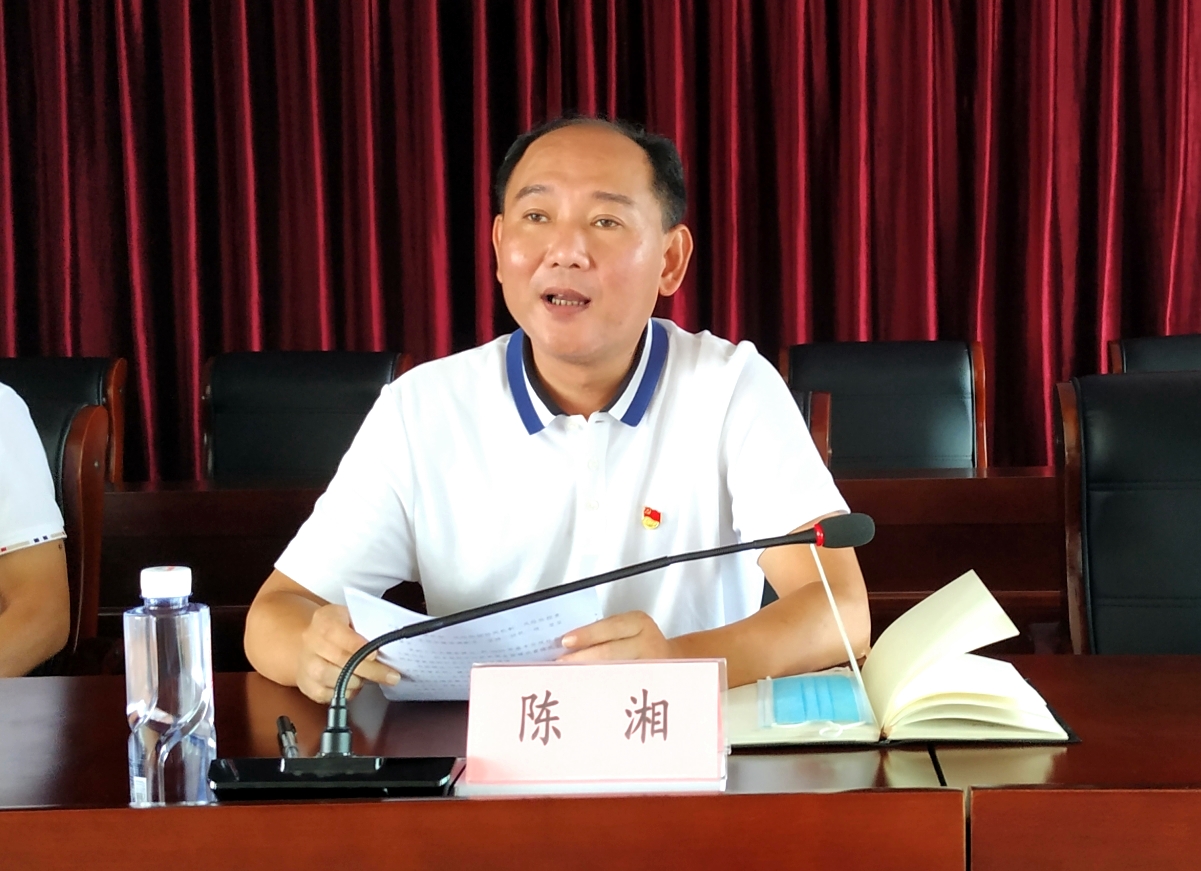 陈湘书记作讲话