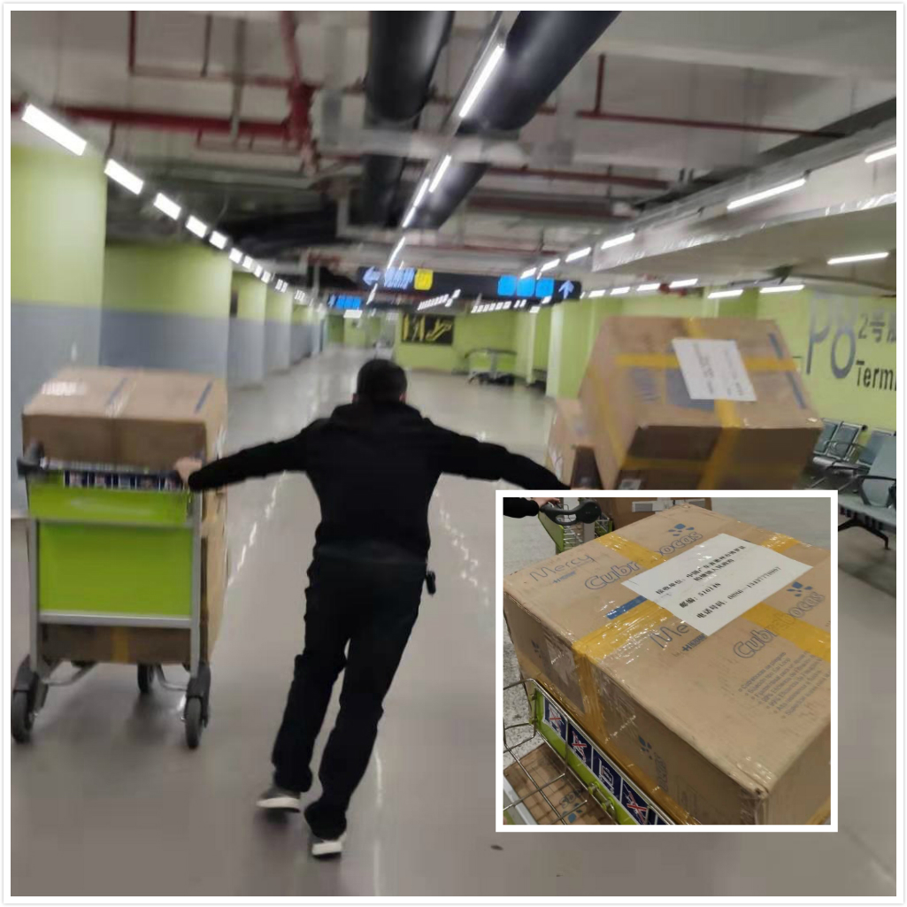 顺利接收“弹药”，送往前线