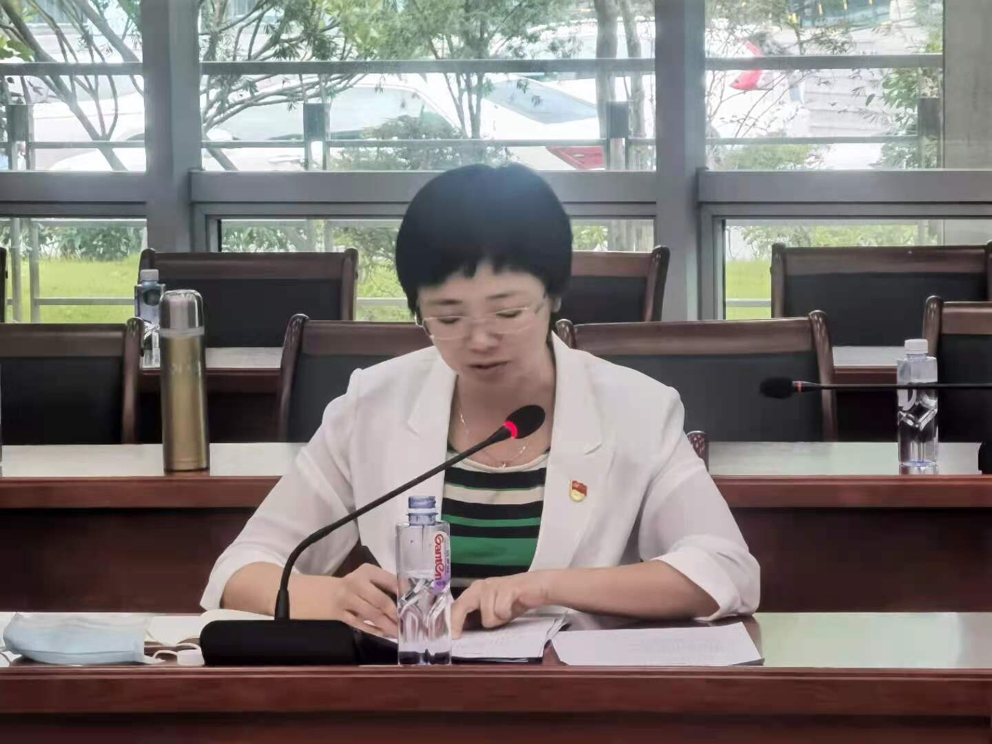 20210806中共中文博彩平台文广旅体局第一党支部召开党史学习教育民主生活会_2