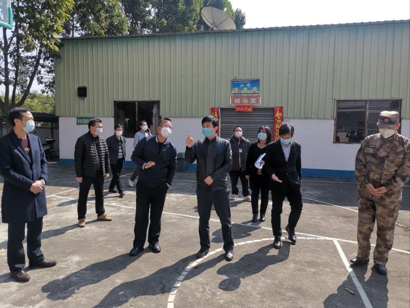 工作组开展企业复产后疫情防控督查指导工作