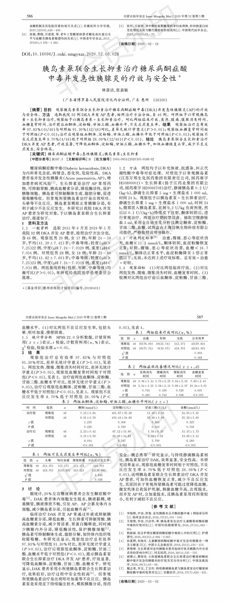 胰岛素泵联合生长抑素治疗糖尿病酮症酸中毒并发急性胰腺炎的疗效与安全性-林喜洁_00.jpg